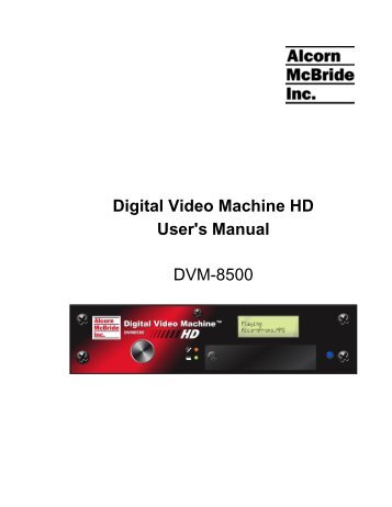 Alcorn DVM-8400 Video Player Mac Alcorn DVM-8400 Video Player Driver Download